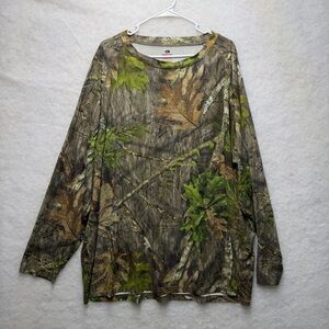 Mossy Oak Shirt Mens 3XL Camo Hydroplex Performance Long Sleeve Hunting